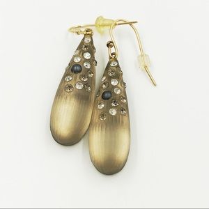alexis bittar lucite crystal encrusted earrings